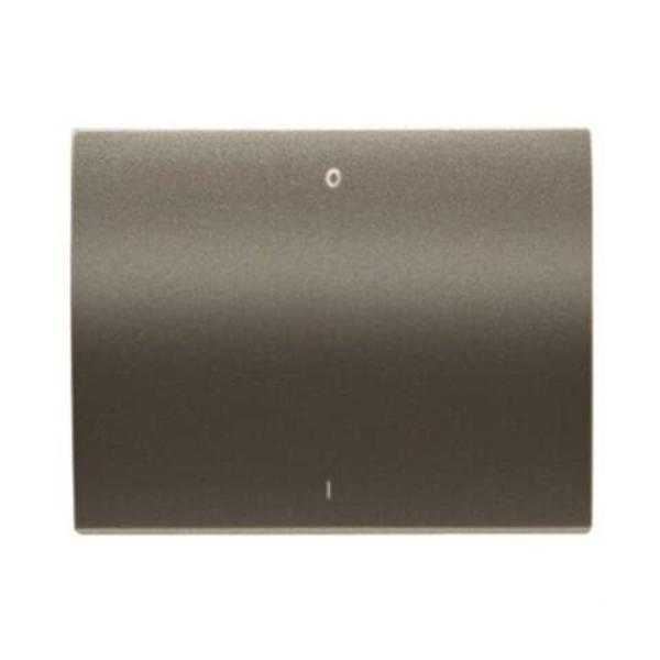 TECLA INTERRUPTOR BIPOLAR OLAS ACERO PERLA