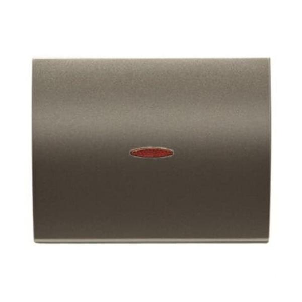 TECLA INTERRUPTOR / CONMUTADOR / CRUZAMIENTO CON VISOR OLAS ACERO INOXIDABLE