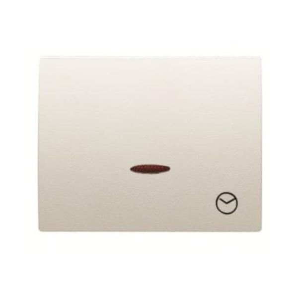 TAPA INTERRUPTOR TEMPORIZADO OLAS BLANCO JAZMÍN