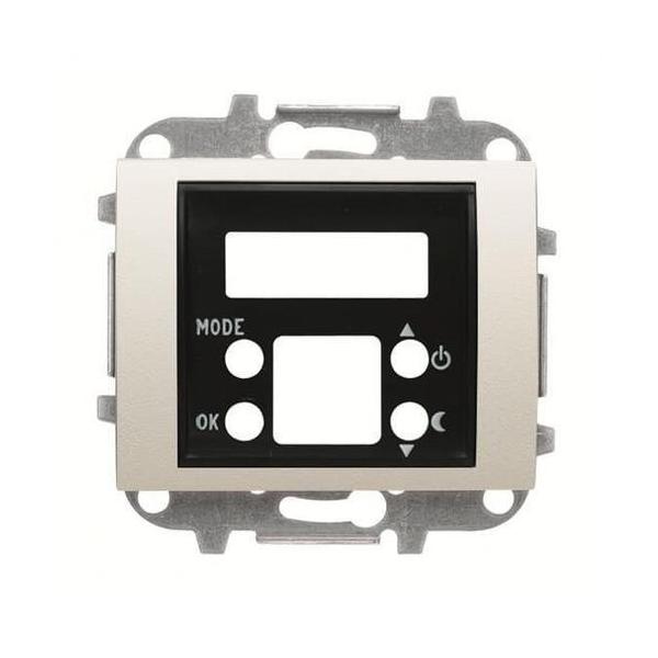 TAPA TERMOSTATO DIGITAL OLAS BLANCO