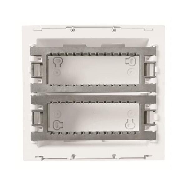 ZÓCALO DE SUPERFICIE CENTRALIZACIONES CON 12 MÓDULOS ZENIT BLANCO