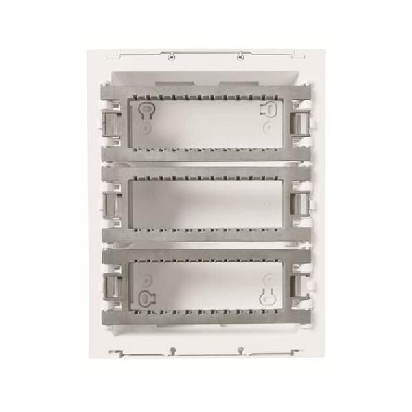 ZÓCALO DE SUPERFICIE CENTRALIZACIONES CON 18 MÓDULOS ZENIT BLANCO