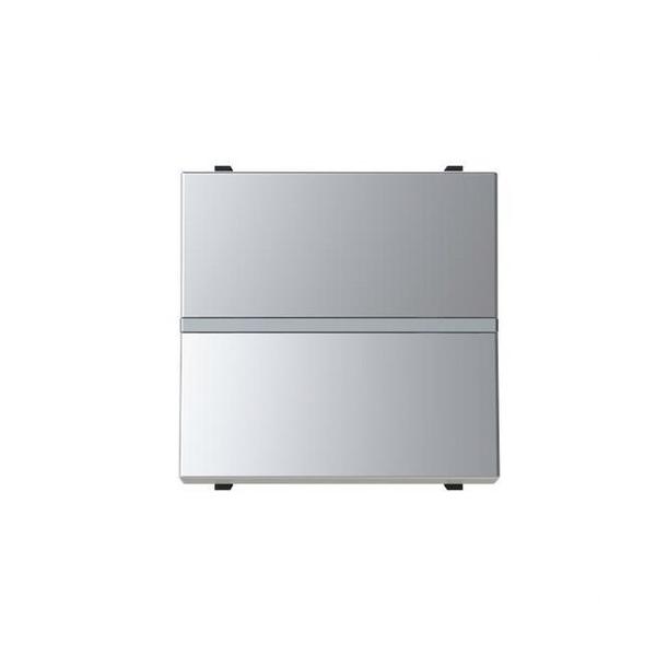 INTERRUPTOR BIPOLAR CON 2 MÓDULOS ZENIT PLATA