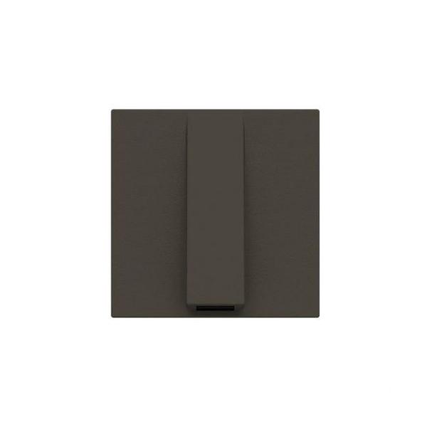 SALIDA CABLE CON 2 MÓDULOS ZENIT ANTRACITA