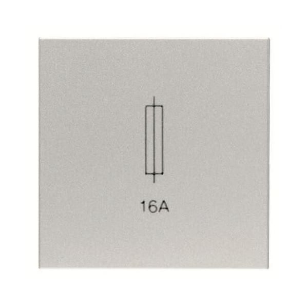 PORTAFUSIBLES CON 2 MÓDULOS ZENIT PLATA