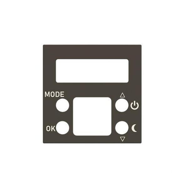 TAPA TERMOSTATO DIGITAL ZENIT ANTRACITA