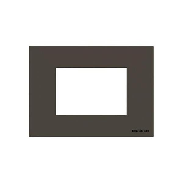 MARCO DE 3 MÓDULOS PARA CAJA AMERICANA ZENIT ANTRACITA