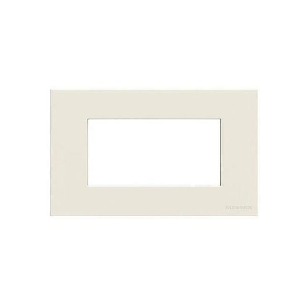 MARCO DE 4 MÓDULOS PARA CAJA ENLAZABLE ZENIT BLANCO