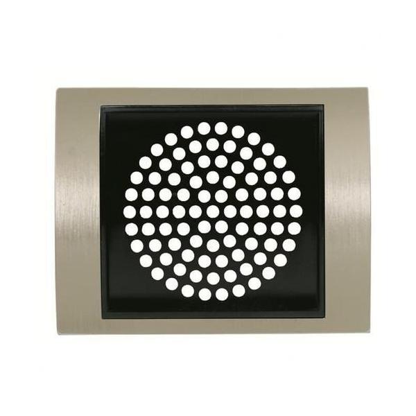 TAPA ALTAVOZ 2" OLAS ACERO PULIDO