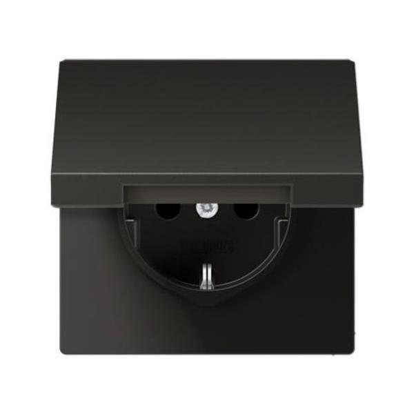 ENCHUFE SCHUKO® SERIE LS PROTECCIÓN NIÑOS TOMA ANTRACITA