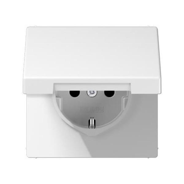 BASE ENCHUFE TAPA PROTECCIÓN NIÑOS BLANCO