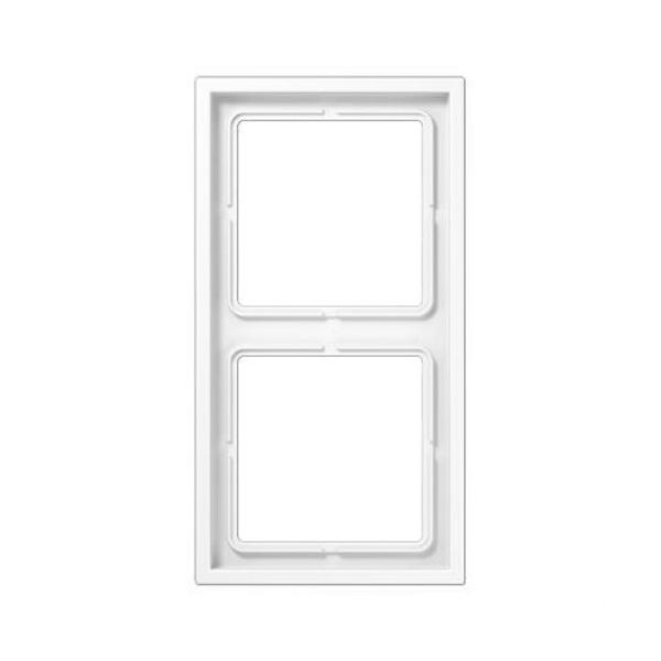 MARCO 2 ELEMENTOS 81x152mm SERIE LS ZERO TERMOPLÁSTICO BLANCO ALPINO