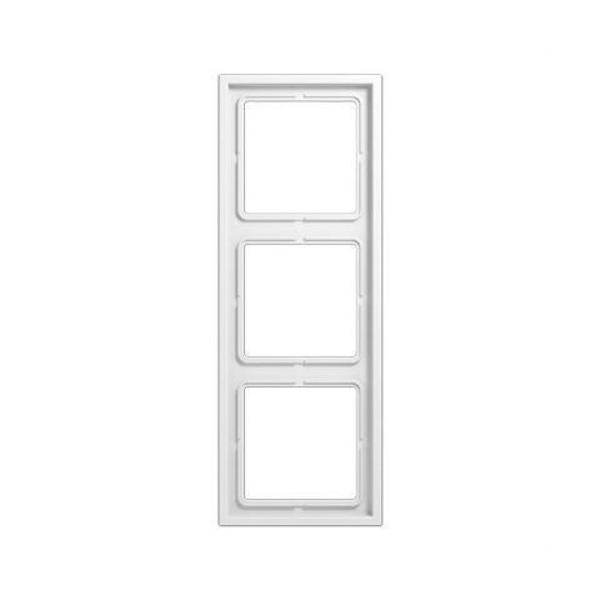 MARCO 3 ELEMENTOS 81x223mm SERIE LS ZERO TERMOPLÁSTICO BLANCO ALPINO