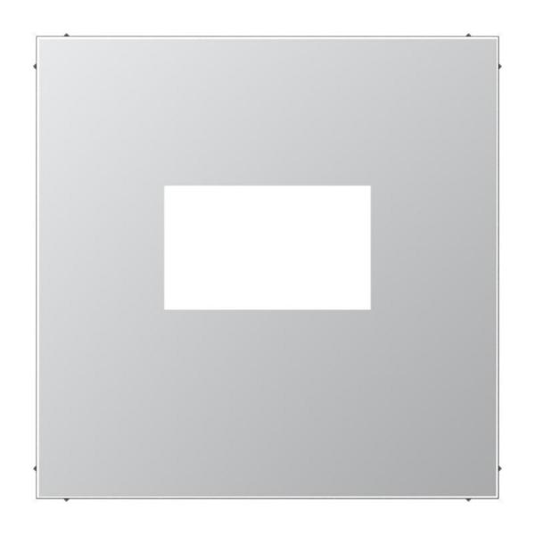 PLACA TOMA USB LS ALUMINIO