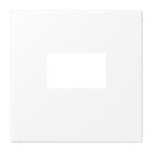 PLACA CARGADOR USB LS BLANCO MATE