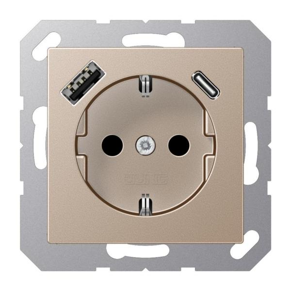 ENCHUFE SCHUKO® CARGADOR USB TIPO A-C CAVA