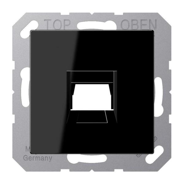 PLACA MODULAR JACK 1 TOMA A1569-15WESW A NEGRO