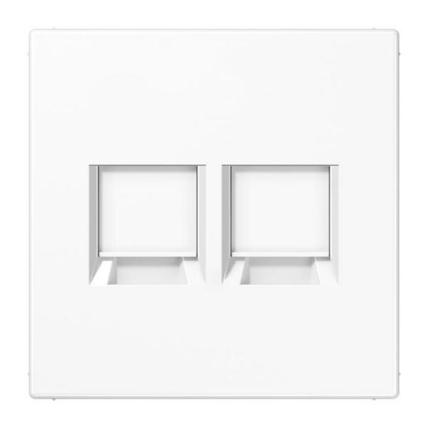 PLACA MODULAR JACK 2 TOMAS LS BLANCO ALPINO