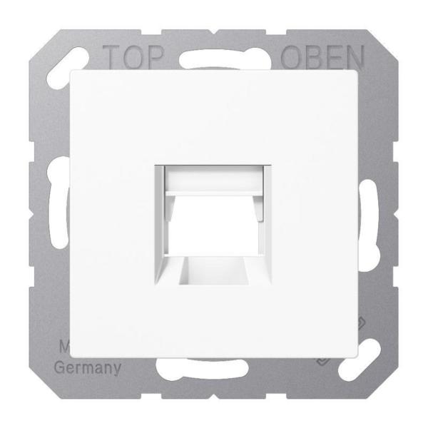 PLACA MODULAR JACK-RADIALL 1 TOMA A BLANCO ALPINO