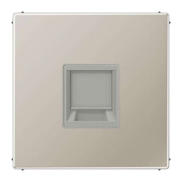 PLACA MODULAR JACK-RADIALL 1 TOMA ES1969-1WE LS ACERO