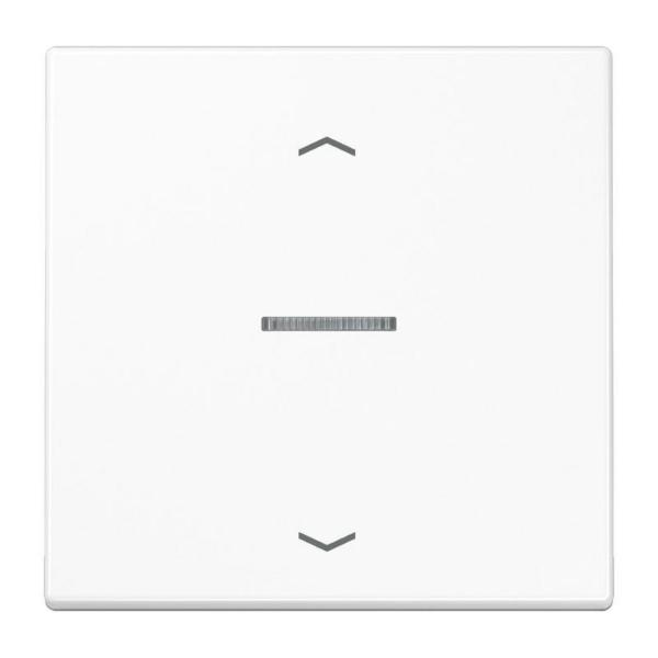 TECLA PULSADOR SIMPLE CON VISOR / PERSIANA LS BLANCO ALPINO