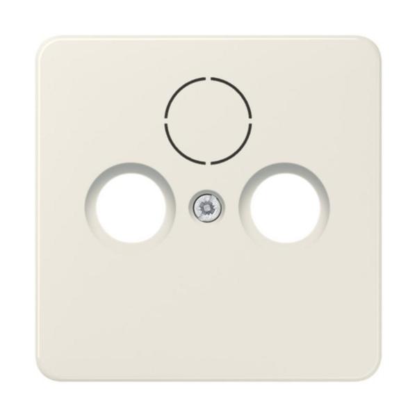 PLACA CENTRAL TOMA TV BLANCO MARFIL