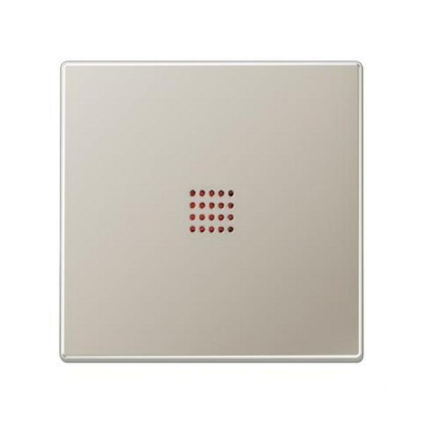 TECLA CON VISOR SERIE ACERO