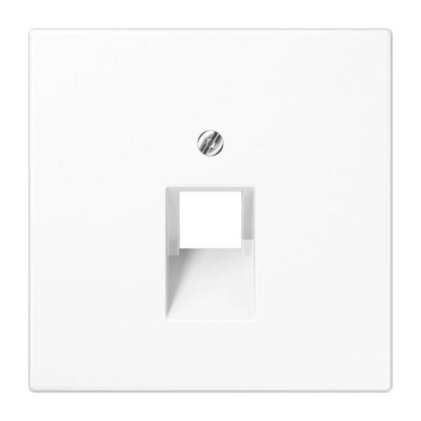 PLACA CENTRAL 1 TOMA TELÉFONO UAE BLANCO ALPINO