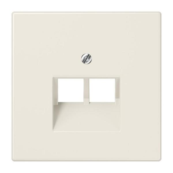 PLACA CENTRAL 2 TOMAS TELÉFONO UAE BLANCO MARFIL