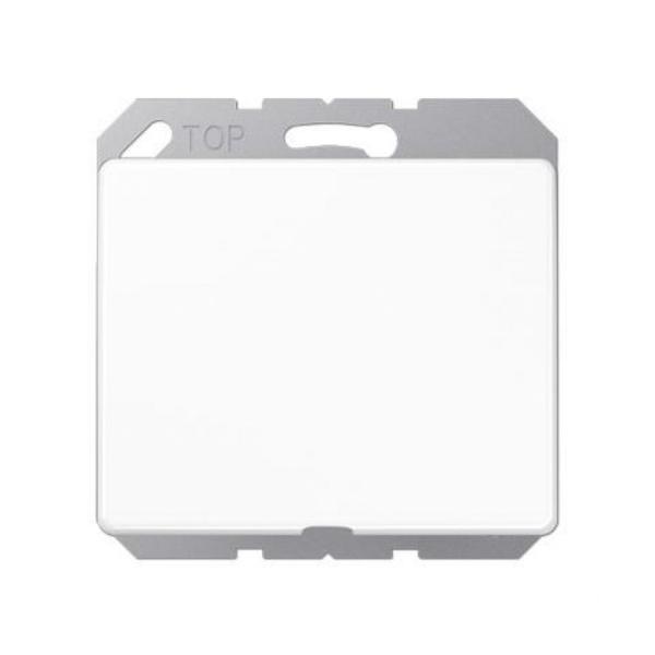 PLACA SALIDA CABLE CONEXIÓN VDO4,7,4/4 BLANCO ALPINO