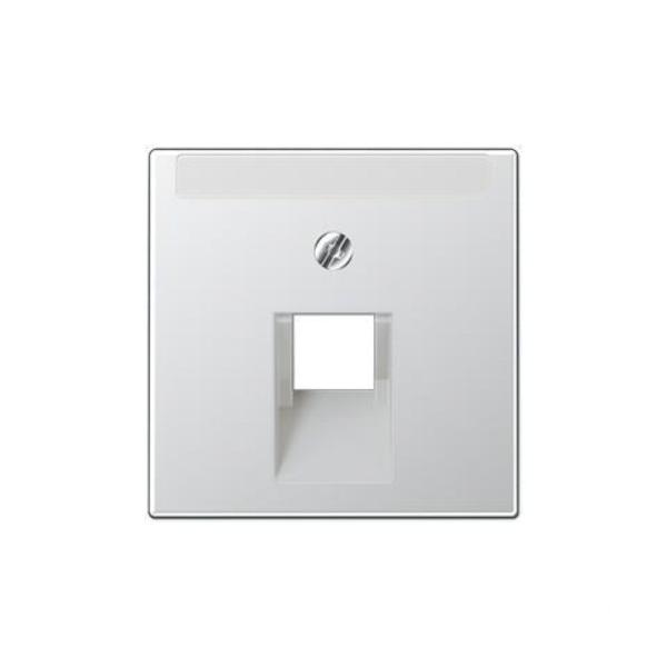 PLACA CENTRAL 1 TOMA TELÉFONO UAE A500 ALUMINIO