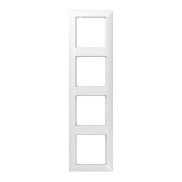 MARCO EMBELLECEDOR MONTAJE VERTICAL HORIZONTAL BLANCO CUÁDRUPLE