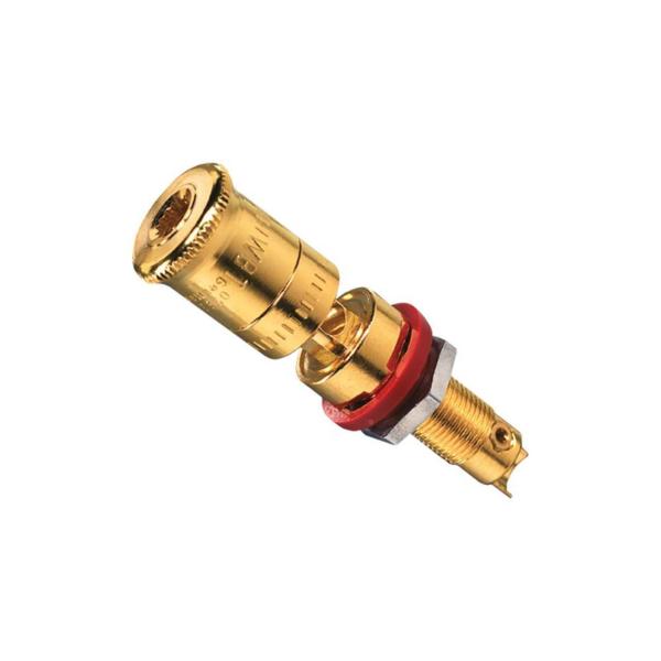TOMA PARA ALTAVOZ HIGH-END ANILLA ROJA