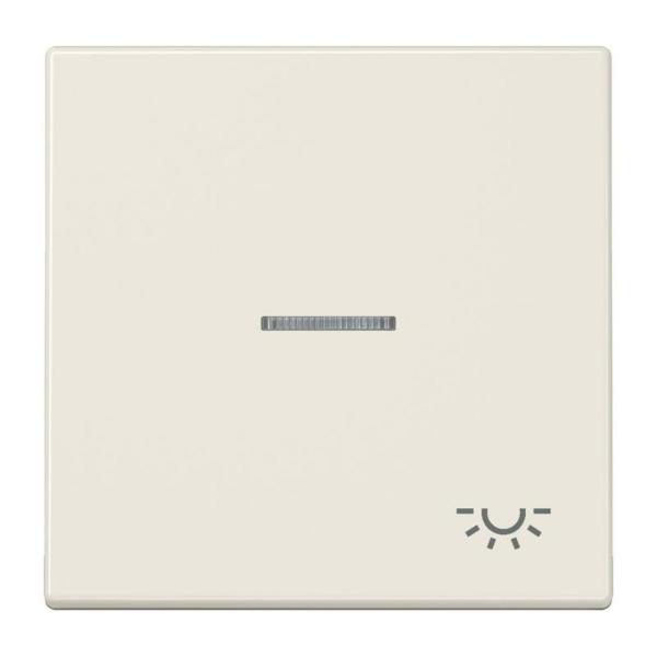 TECLA CON VISOR SÍMBOLO LUZ BLANCO MARFIL