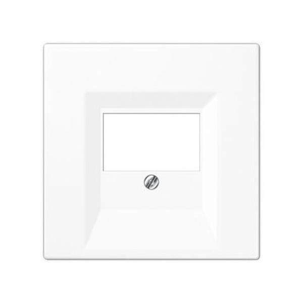 PLACA PARA MÓDULO COMUNICACIÓN KNX/USB TOMA ALTAVOZ BLANCO ALPIN