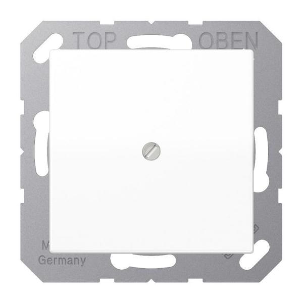 PLACA CENTRAL CON SALIDA CABLE AS500 BLANCO MARFIL