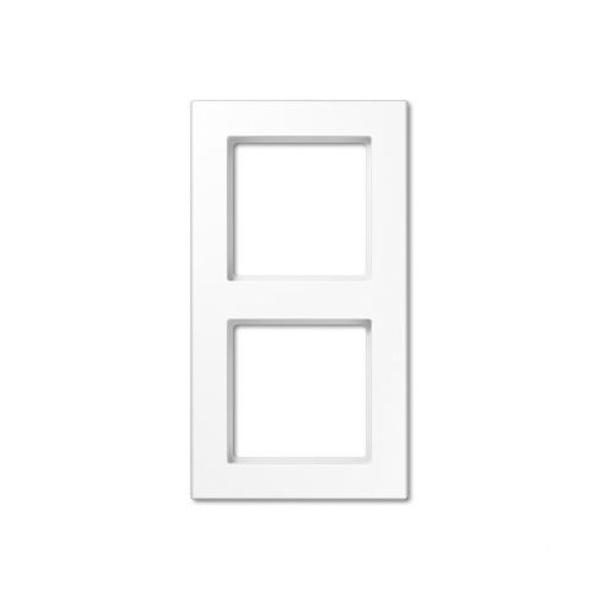 MARCO EMBELLECEDOR MONTAJE VERTICAL HORIZONTAL 2 ELEMENTOS BLANCO ALPINO