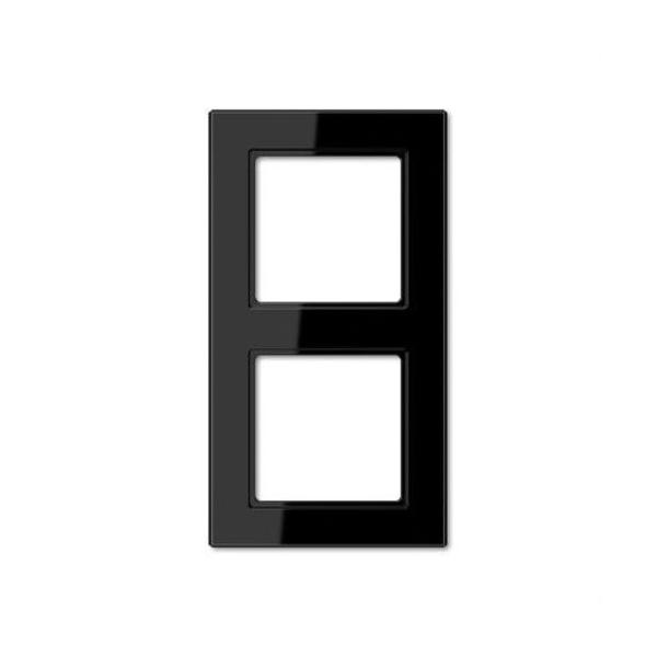 MARCO EMBELLECEDOR MONTAJE VERTICAL HORIZONTAL 2 ELEMENTOS NEGRO