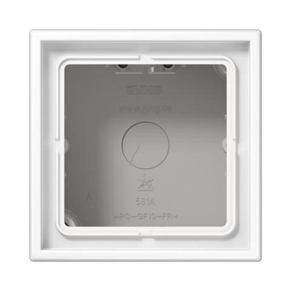 CAJA SUPERFÍCIE SIMPLE 81x81x47mm BLANCO ALPINO