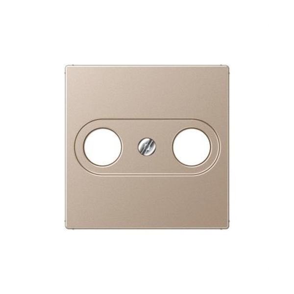 PLACA CENTRAL PARA TOMA TV 2 ENTRADAS CAVA