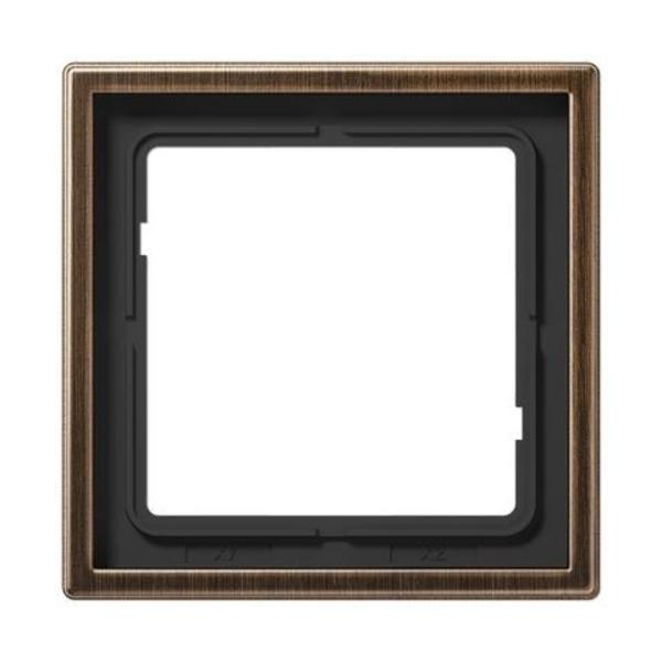 MARCO SIMPLE ACERO LATÓN ANTIK