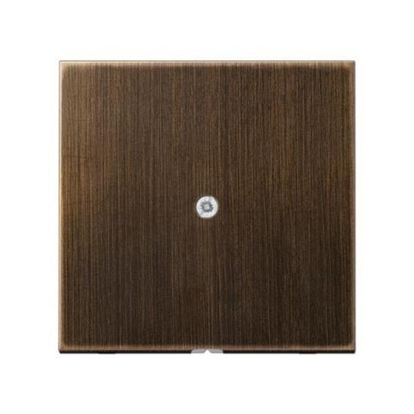 PLACA SALIDA CABLE CON SOPORTE METÁLICO LATÓN ANTIK