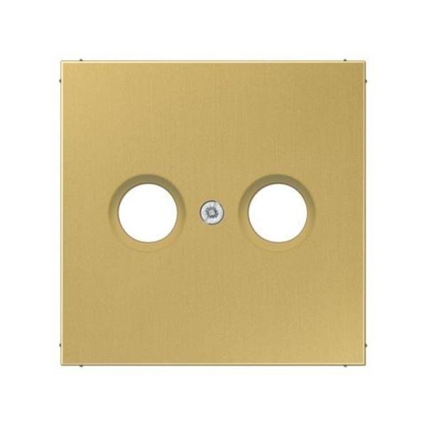 PLACA PARA BASES ANTENA TV LATÓN CLASSIC