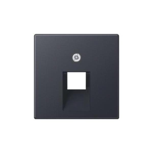 PLACA CENTRAL PARA TOMA TELÉFONO UAE 1x8P ANTRACITA MATE