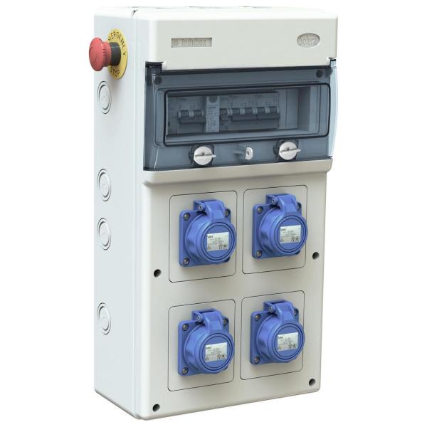 CUADRO INDUSTRIAL MONTADO DE 11 ELEMENTOS 270x500x160