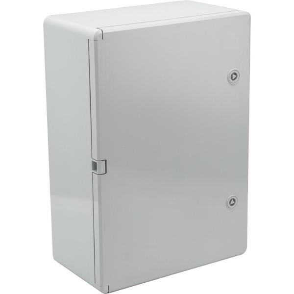 ARMARIO ESTANCO TERMOPLÁSTICO PUERTA LISA 350x500x190mm CON PLACA METÁLICA