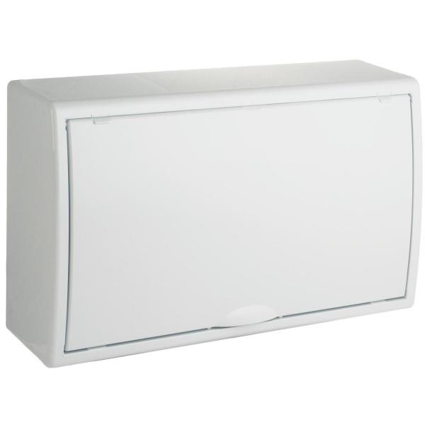 CAJA DE DISTRIBUCIN DE SUPERFICIE DE 18 ELEMENTOS 407x246x104mm COLOR BLANCO