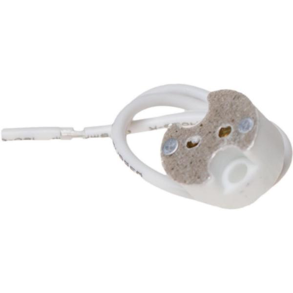 PORTALÁMPARAS GU-5,3/6,35 12V, CERÁMICO