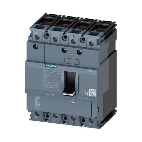 INTERRUPTOR FRAME 160 36kA 4 POLOS TM210 100A BORNE