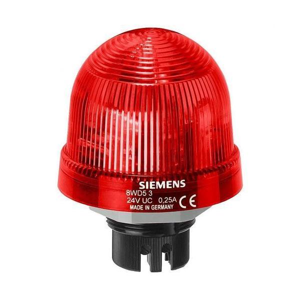 LÁMPARA SEÑALIZACIÓN AC/DC 24V ROJO LUZ INTERIOR LED